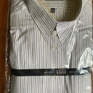 Paul Rodon Men's Dress Shirt 17 Neck 34/35 Sleeve